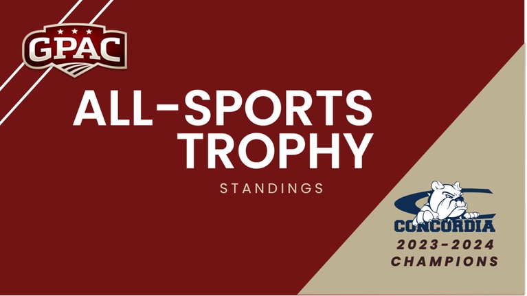 Concordia University Claims 2023-24 GPAC All-Sports Trophy