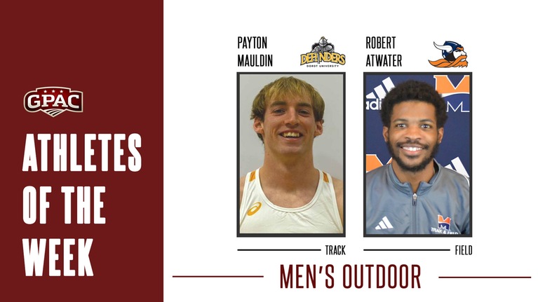 Week 2: GPAC Men's Outdoor Track & Field Athletes of the Week