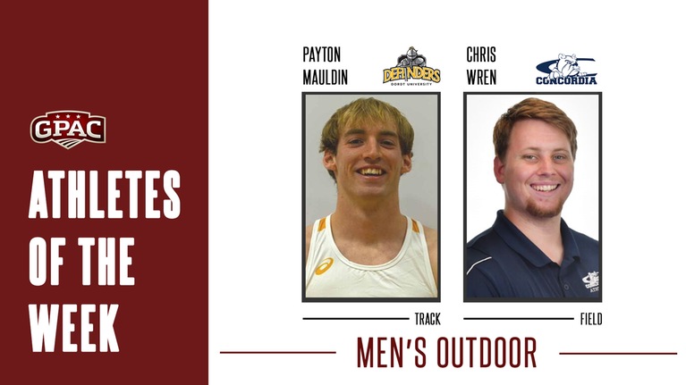 Week 3: GPAC Men's Outdoor Track & Field Athletes of the Week