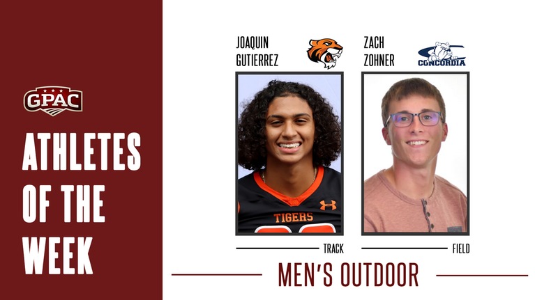 Week 4: GPAC Men's Outdoor Track & Field Athletes of the Week