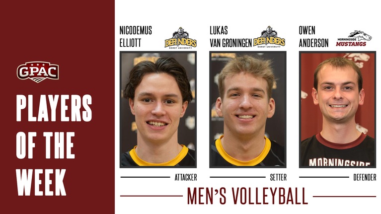 Week 2: GPAC Men's Volleyball Players of the Week