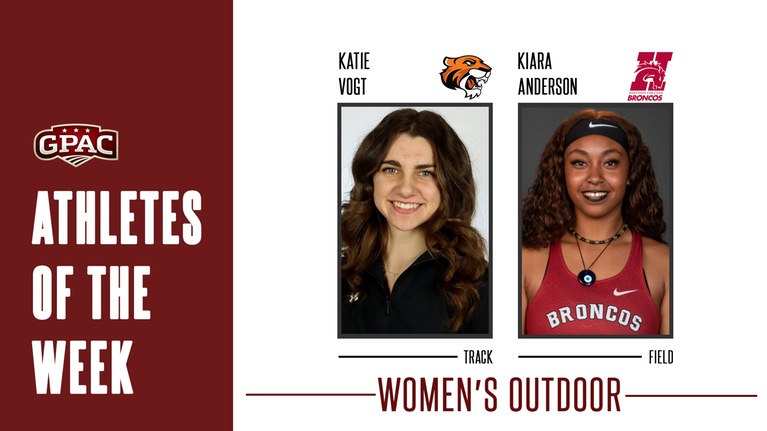 Week 4: GPAC Women's Outdoor Track & Field Athletes of the Week